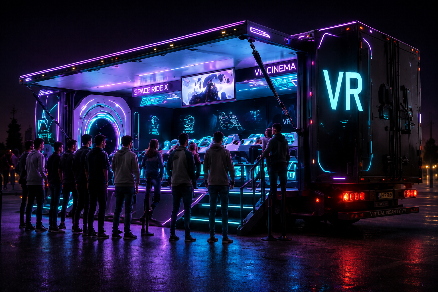 VR Truck Virtual Insanity en evento