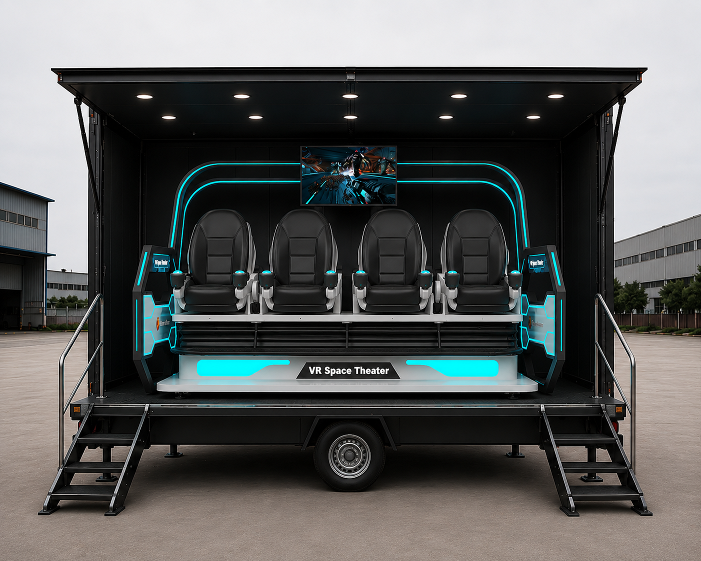 VR Truck abierto con simulador